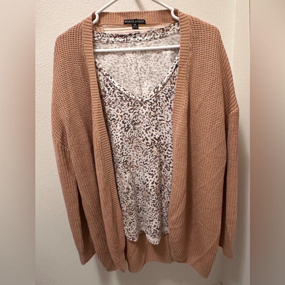 Mauve cardigan